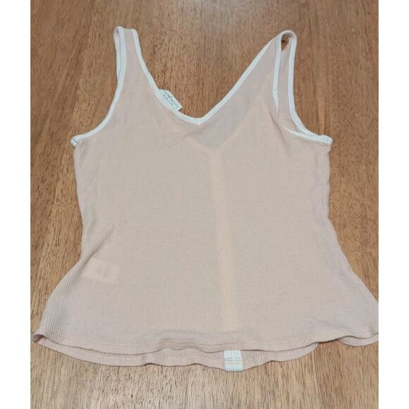 Sage The Label Womens Tank Peach Sheer Soft Classic Costal Size S - Picture 6 of 6